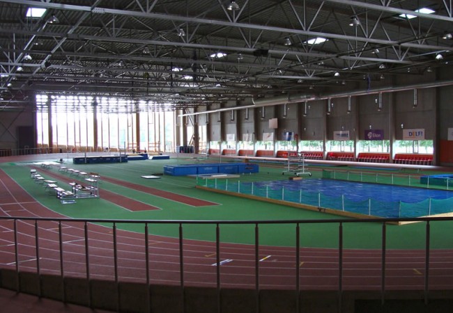 Overview of the high jump area